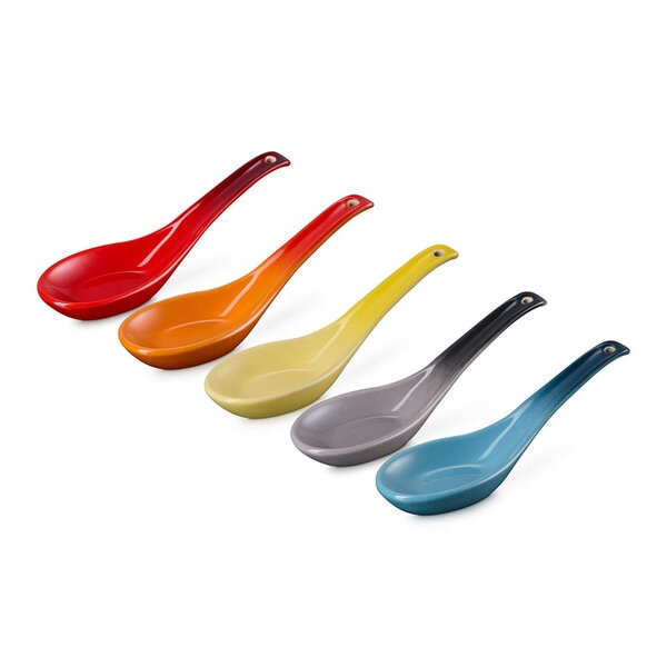 ル・クルーゼ LE CREUSET レンゲ (5本入り) レインボー 79404008309009