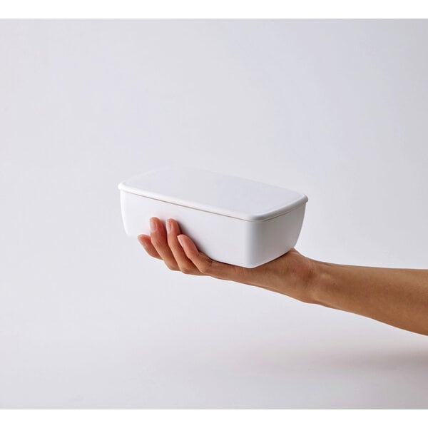 サンロクゴメソッド 365methods 毎日使いたい スルッと洗えるランチボックス 600ml ホワイト 4549351921979