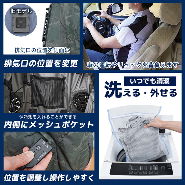 y*o様 THANKOベストタイプ冷蔵服4シルバーグレー5L 美品 圧倒的に冷える「冷蔵服4」 | 【公式】サンコー通販サイト