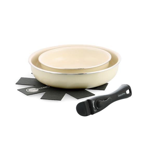 グリーンパン GREENPAN クリックシェフ セット4 クリームホワイト CC009787-104