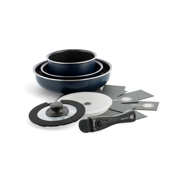 グリーンパン GREENPAN クリックシェフ セット8 オックスフォードブルー CC009792-104