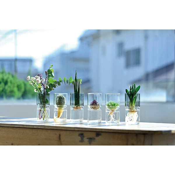 ハリオ HARIO 「ガラスのある生活」 GK-200-T ガラスの花器 クリア