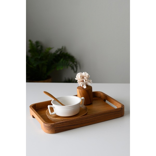 アットサイアムサイト チャバツリー ATSIAMSIGHT CHABATREE リムピッド ハンドル付き サービングトレー 30cm CU416-AC