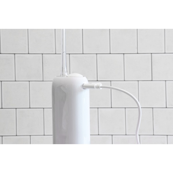 【お取り寄せ】【ロット=12】ドリテック dretec 口腔洗浄器「ジェットクリーン　グリフィ」　ホワイト FS-102WT