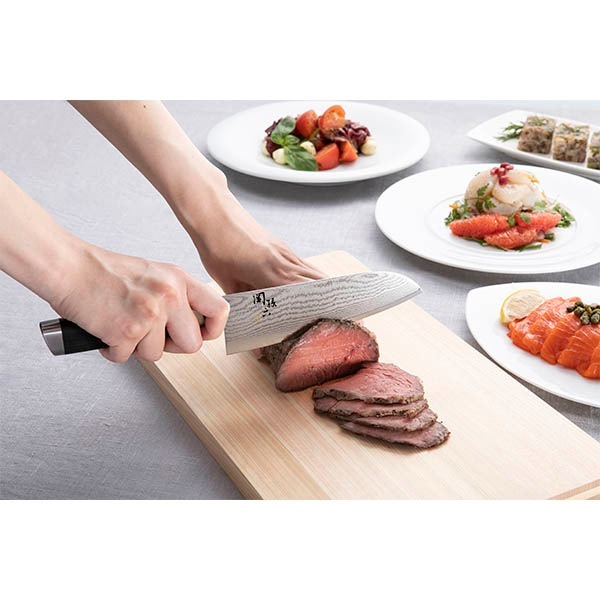 貝印 関孫六 ダマスカス 三徳 165mm  000AE5200