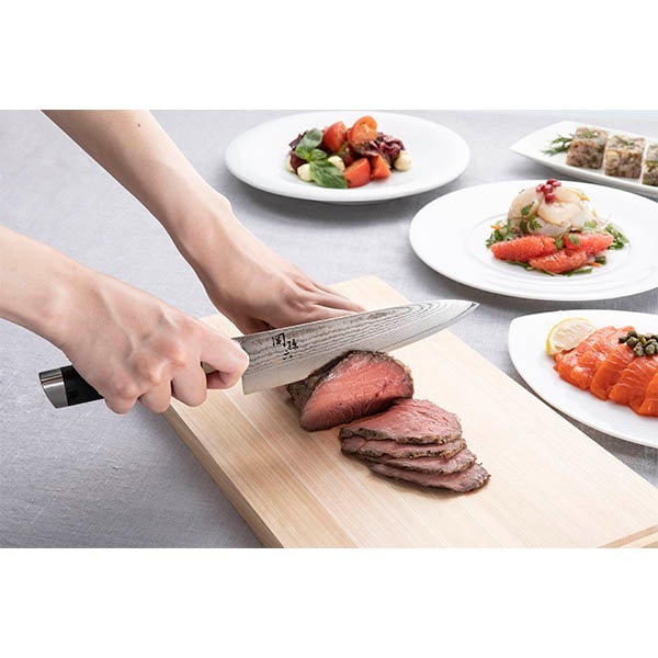 貝印 関孫六 ダマスカス 牛刀 180mm  000AE5204