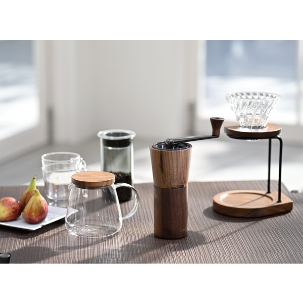 ハリオ HARIO V60耐熱ガラス透過ドリッパー ウォールナット VDG