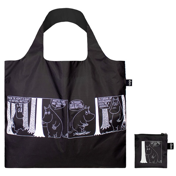 ローキー アーティスト LOQI ARTIST エコバッグ ムーミン/コミックアドベンチャー MO.CA