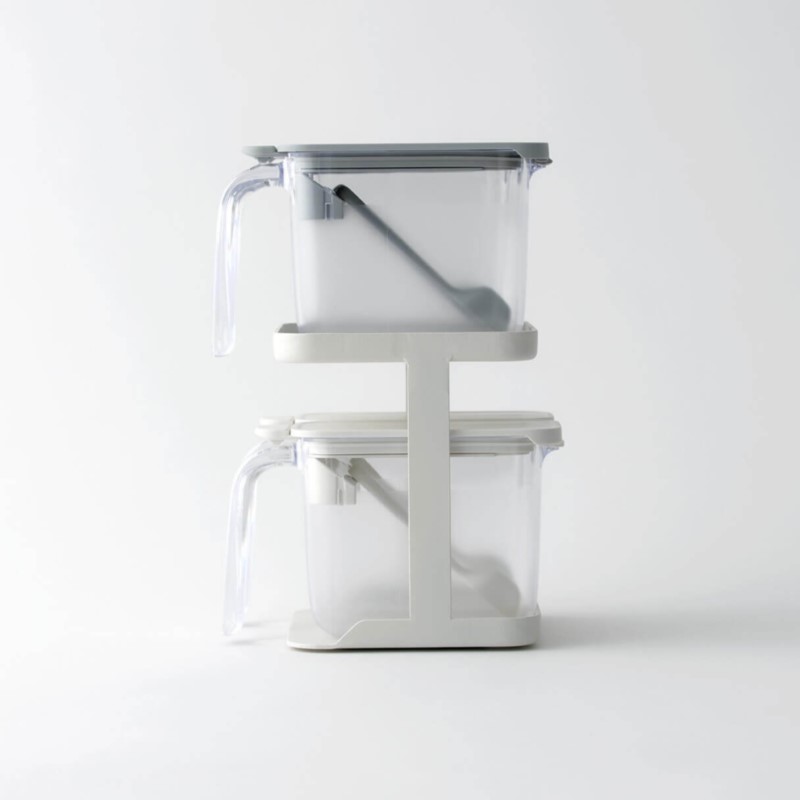 マーナ MARNA GOOD LOCK CONTAINER 調味料ラック ホワイト K749