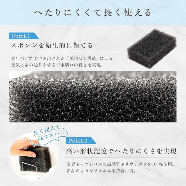 ダイニチ サンサンスポンジ ノーマル シルキーグレー 4571342442347