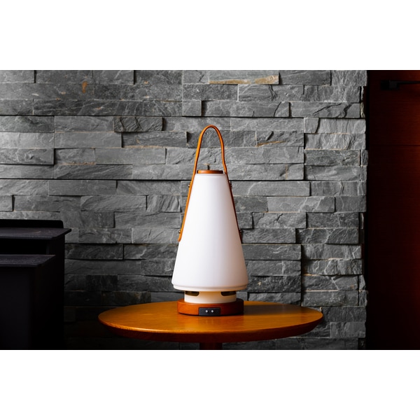 モリモリ MoriMori LED ランタンスピーカー ROOMS レザーハンドル FLR-2201-LT