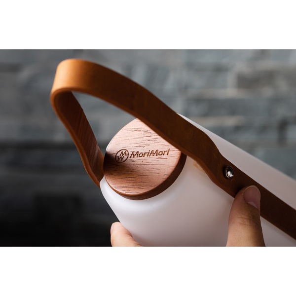 モリモリ MoriMori LED ランタンスピーカー ROOMS レザーハンドル FLR-2201-LT