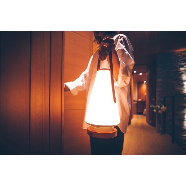 モリモリ MoriMori LED ランタンスピーカー ROOMS レザーハンドル FLR-2201-LT