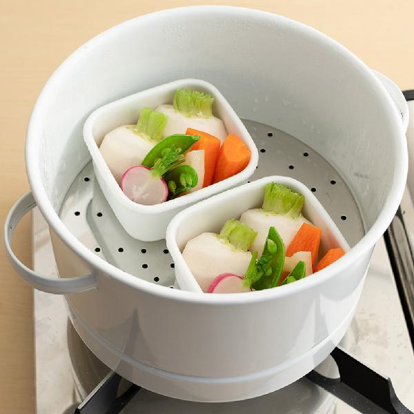 にちにち道具 野田琺瑯 蒸し鍋21cm | 卸・問屋・卸売り・BtoB仕入れ