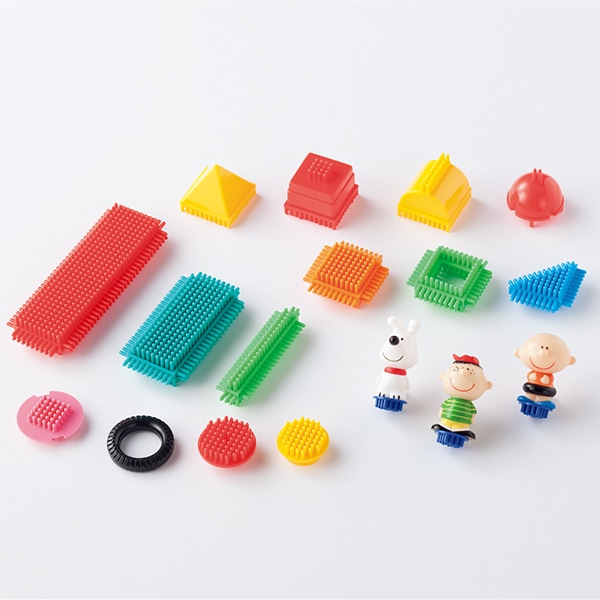 ブロック遊び 子どもの想像力を鍛える ペッタブロック・中セット（240個組）