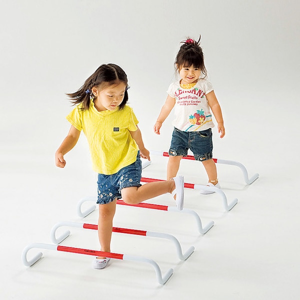 倒れても起き上がるハードル トレーニング 運動 ハードル バックウエイトハードル（5台組）H15