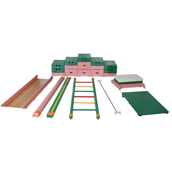 巧技台 サーキット遊びに使えるセット 室内遊具 子供用 巧技台 Dセット ［送料別］