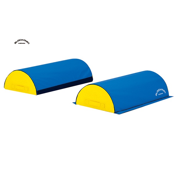 子どものバランス運動 体つくりに最適な エバニュー ブロックマット半円 EKH186 EVERNEW