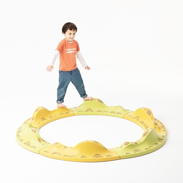 平均台 子供用 バランス運動 室内遊び スポーツ遊具 ロッキーバランス平均台(6本組)