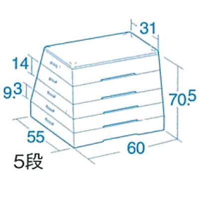 跳び箱　五段　カラフル KaRaDa Style 跳び箱 ソフト 飛び箱 とび箱 ジョイント式 とびば