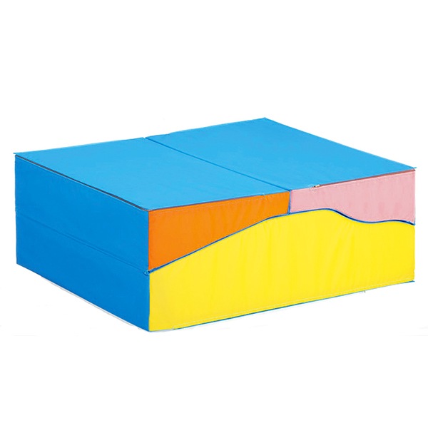 乳幼児のハイハイに お山をハイハイでのぼる・おりるなどが楽しめる ハイハイおやま・3つ折り