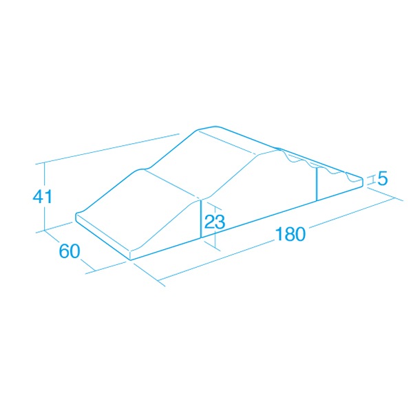 乳幼児のハイハイに お山をハイハイでのぼる・おりるなどが楽しめる ハイランドおやま・3つ折り