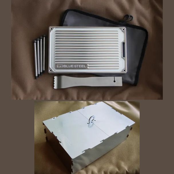 250 SOLID PLATE ALUMINUM（本体・ハンドル・レッグ・収納ケース・リッドセット）