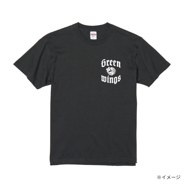 群馬グリーンウイングス公式 カジュアルロゴTシャツ（グレー）｜つなぐ