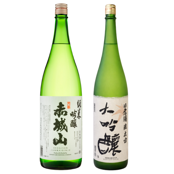 赤城山 「大吟醸」「純米吟醸」2本セット（各1.8ℓ）