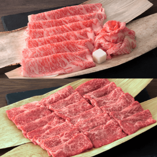 赤城和牛 赤身霜降り 食べ比べすき焼（割り下付き）