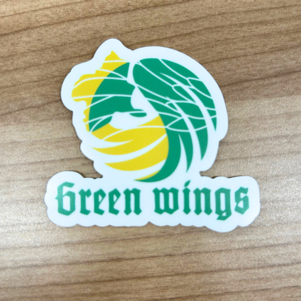 群馬グリーンウイングス公式 ロゴキーホルダー＆ステッカーセット