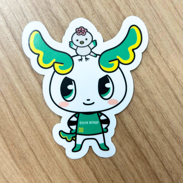 群馬グリーンウイングス公式 ジャンピィキーホルダー＆ステッカーセット