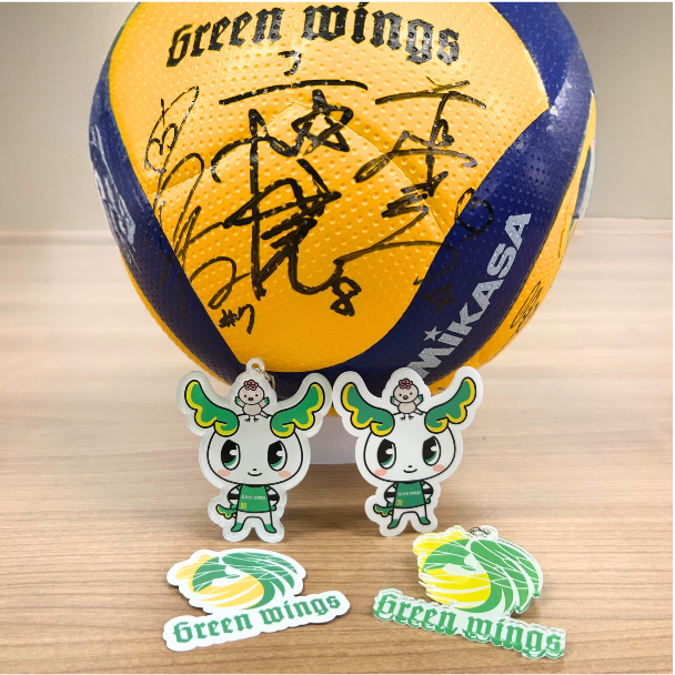 群馬グリーンウイングス公式 キーホルダー＆ステッカーフルセット