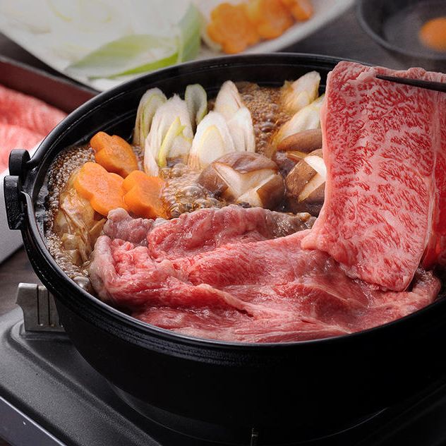 赤城和牛 サーロイン すき焼き400g（謹製割り下付き）