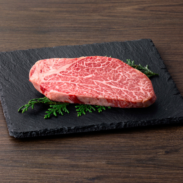 赤城和牛 赤身霜降り 食べ比べステーキ(香味塩付き)　ヒレステーキ 100g×2、サーロインステーキ 300ｇ