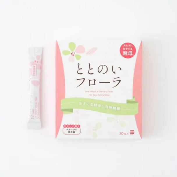 ととのいフローラ 生きてる酵母と食物繊維 1箱（ナチュラル抹茶味）