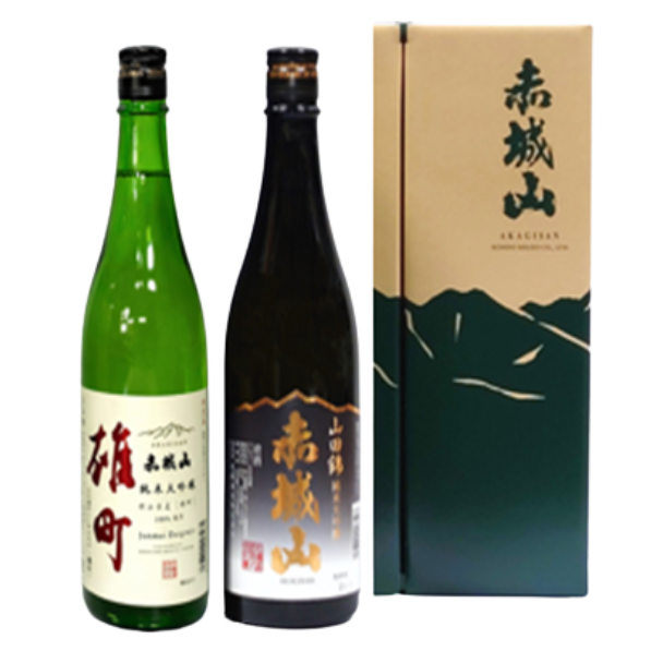 赤城山  純米大吟醸「山田錦」「雄町」2本セット（各720ml）　