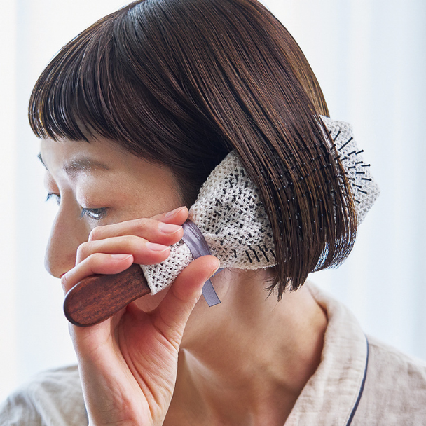 全身ケアセット（シルキーバスミトン for body・セリシンナイトグローブ・セリシンヘアブラシカバー）