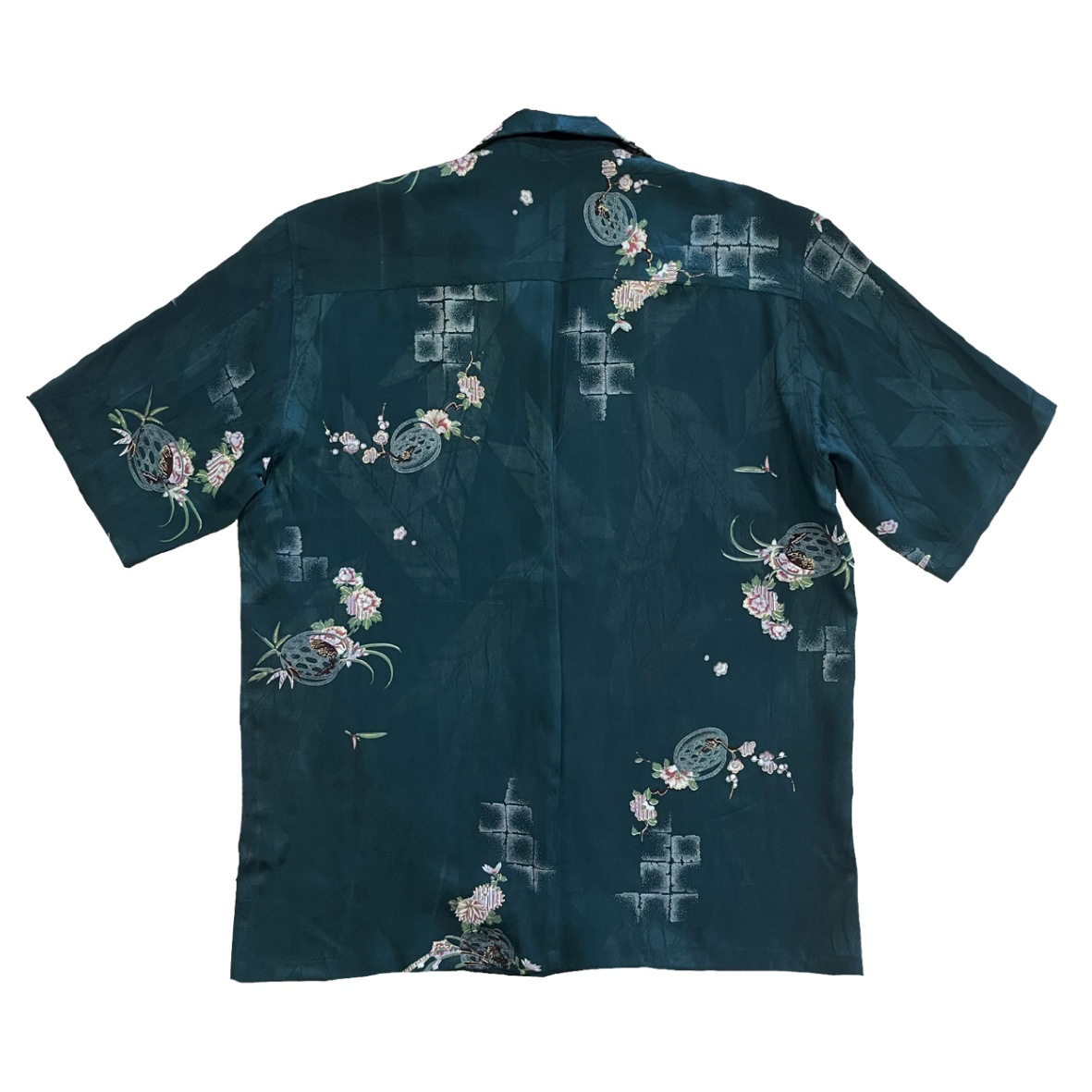 型染 花籠文