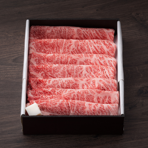 赤城和牛 肩ロースすき焼き400g （割り下付き）