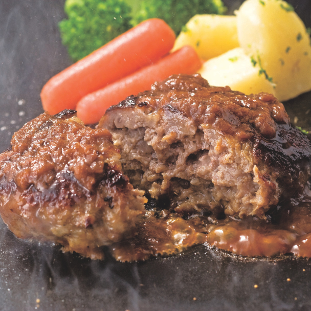 赤城牛ローストビーフ(200g)・焼き上げハンバーグ(7個) セット