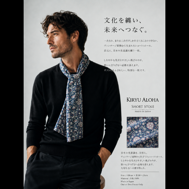 ショートストール・スマホ拭きセット