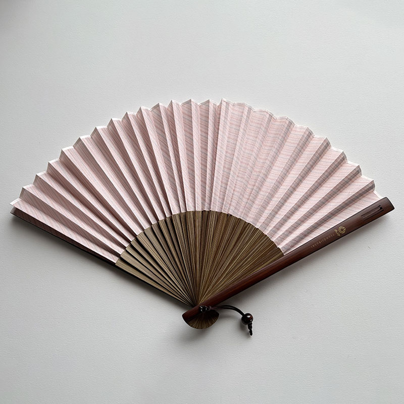 木玉付き扇子セット（桜）