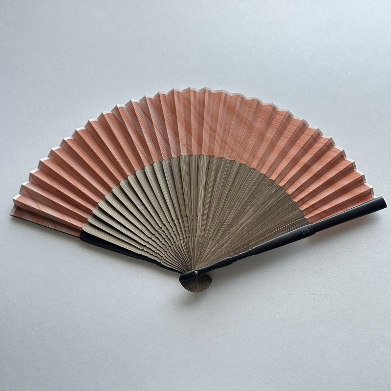 黒縁扇子セット（桜）