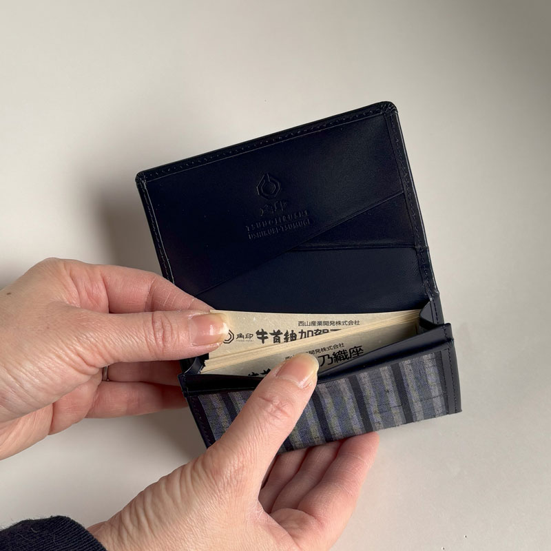 名刺入れ（藍）