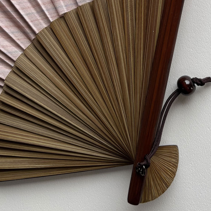 木玉付き扇子セット（桜）