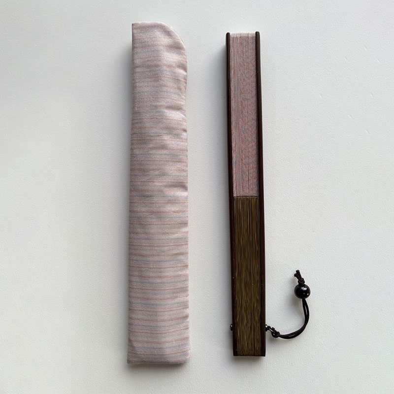 木玉付き扇子セット（桜）