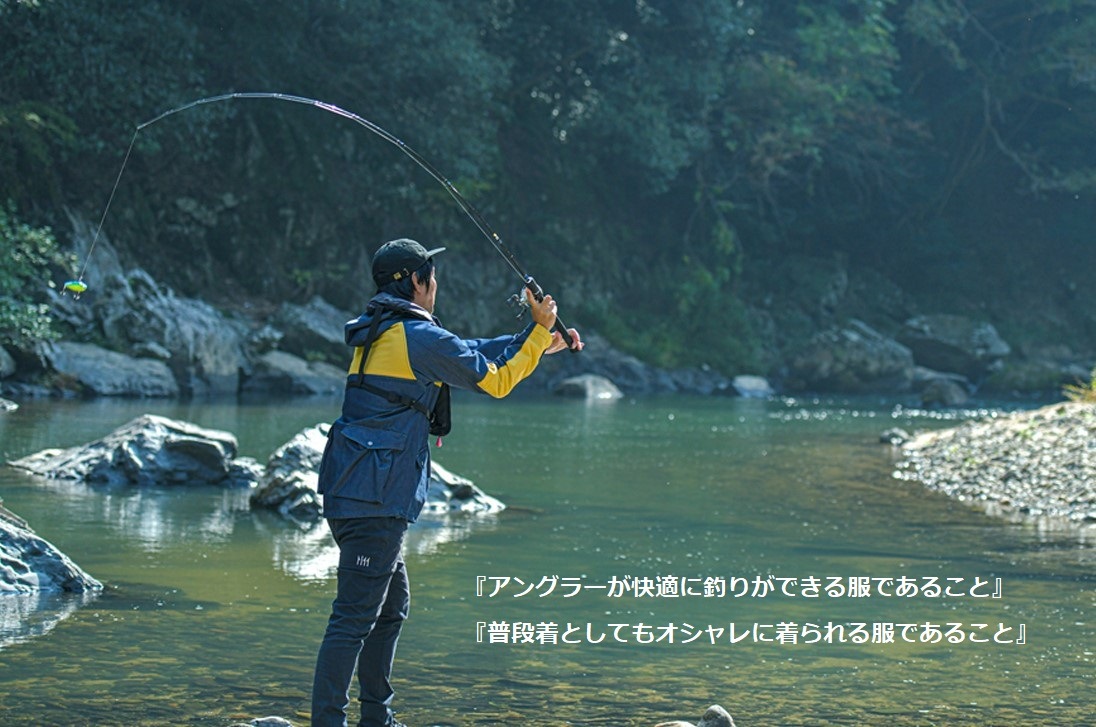 ���˲�Ŭ���ɿ�ǥ˥ࡡTHE BACK WATER AUTHENTIC FISHING DENIMS