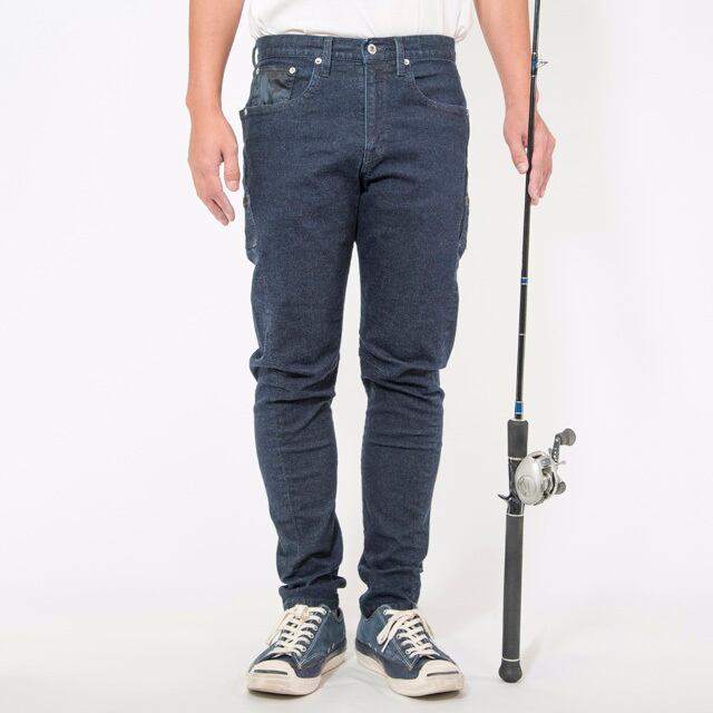 ���˲�Ŭ���ɿ�ǥ˥ࡡTHE BACK WATER AUTHENTIC FISHING DENIMS
