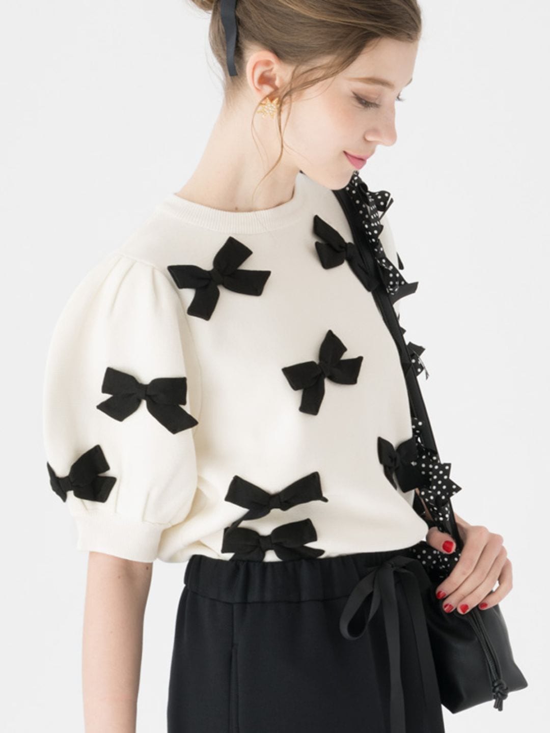 ツルバイマリコオイカワ☆トップス☆Mylo プルオーバー☆白☆ TOPS|TSURU By MARIKO OIKAWA